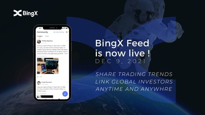 BingX lanza la función "Feed" social para facilitar la interacción dentro de la comunidad global de comercio (PRNewsfoto/BingX)